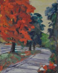 061 - "Sunlit Road" - 14"x11"