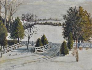 064 - "Looking Toward Washington" (1944) - 9"x12"