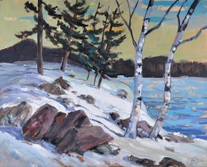 135 - "White Birches" - 24"x30"