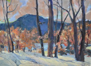 141 - "A Canadian Winter" (1964) - 18"x24"