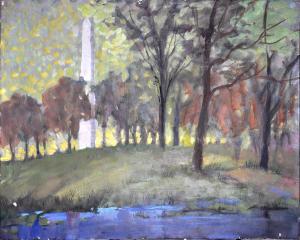 146 - untitled (Washington Monument) - 24"x30"